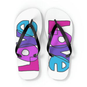 Love Colors Flip Flops